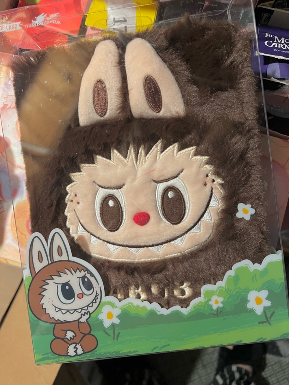 POPMART LABUBU MONSTER BROWN FURRY JOURNAL(RARE) LAST ONE/ BRAND NEW/ MRSP $125